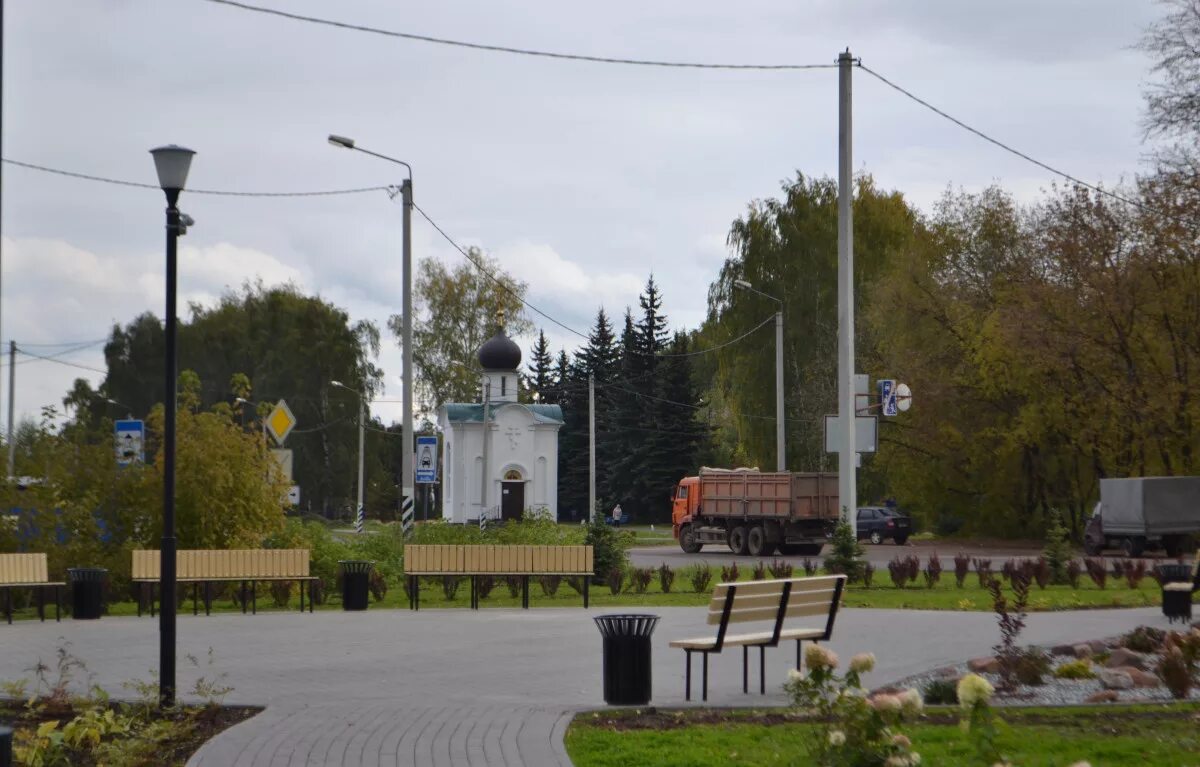 Поселок ждановский нижегородская область фото Новый сквер появился в поселке Ждановский Кстовского района Информационное агент