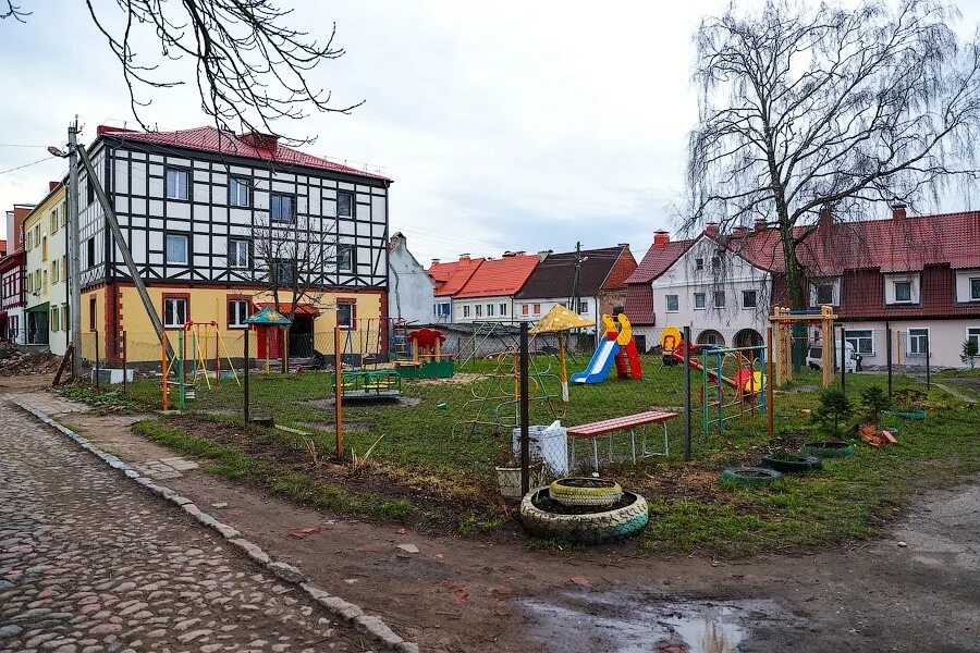 Поселок железнодорожный калининградской области фото Царство синего кота: как выглядит Железнодорожный после капитального ремонта - П