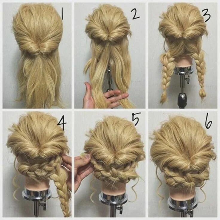 Пошаговая инструкция косы фото 20+ Fantastic Updo For Long Hair Ideas That Can Make You Look Beautiful Ponytail