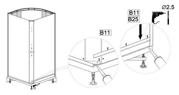 Пошаговая инструкция сборки душевой кабины фирмы тритон Сборка кабины тритон