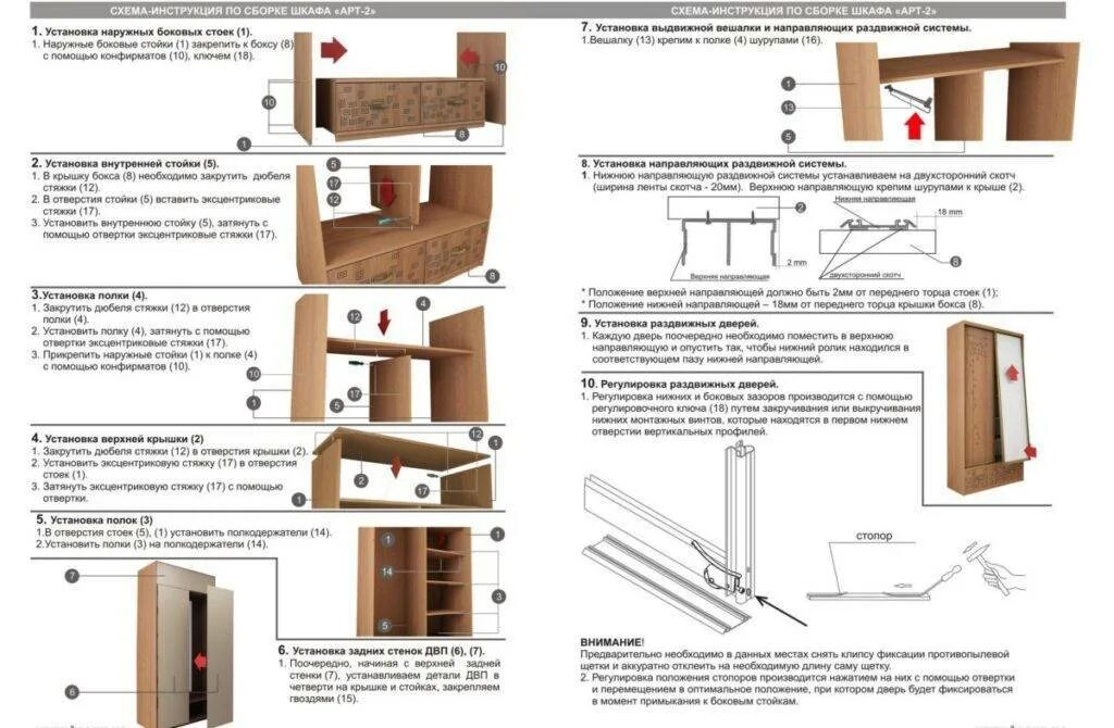 Пошаговая инструкция сборки дверей коробки Двери для шкафа купе своими руками: конструкции, пошаговая инструкция по сборе, 