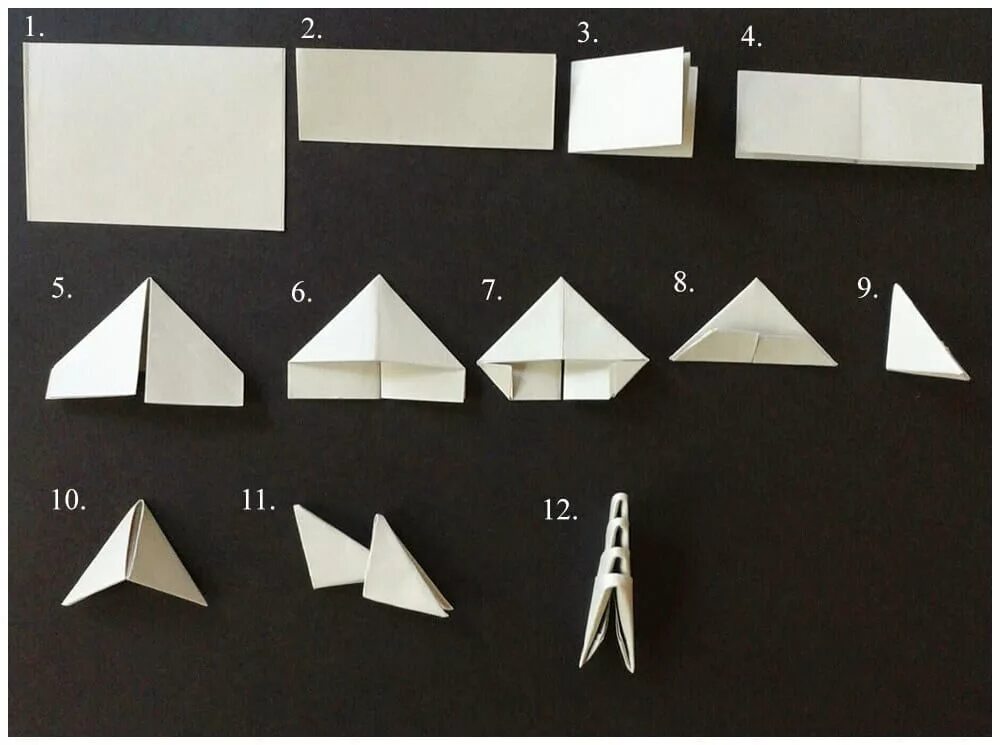 Пошаговая инструкция сборки модульных оригами Как делать треугольник eCookie.ru