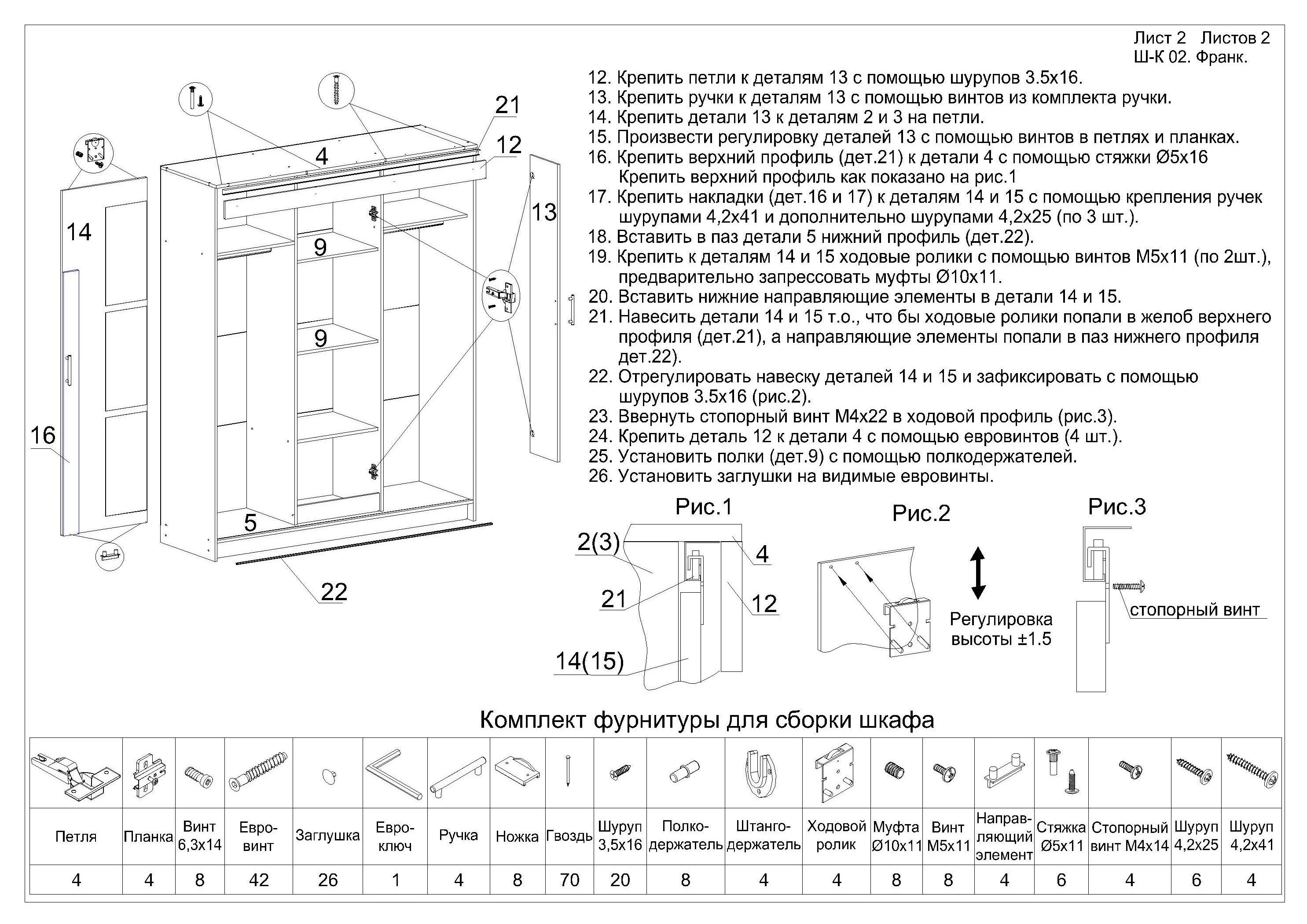 Пошаговая инструкция сборки шкафа Как правильно собирать шкаф фото - DelaDom.ru