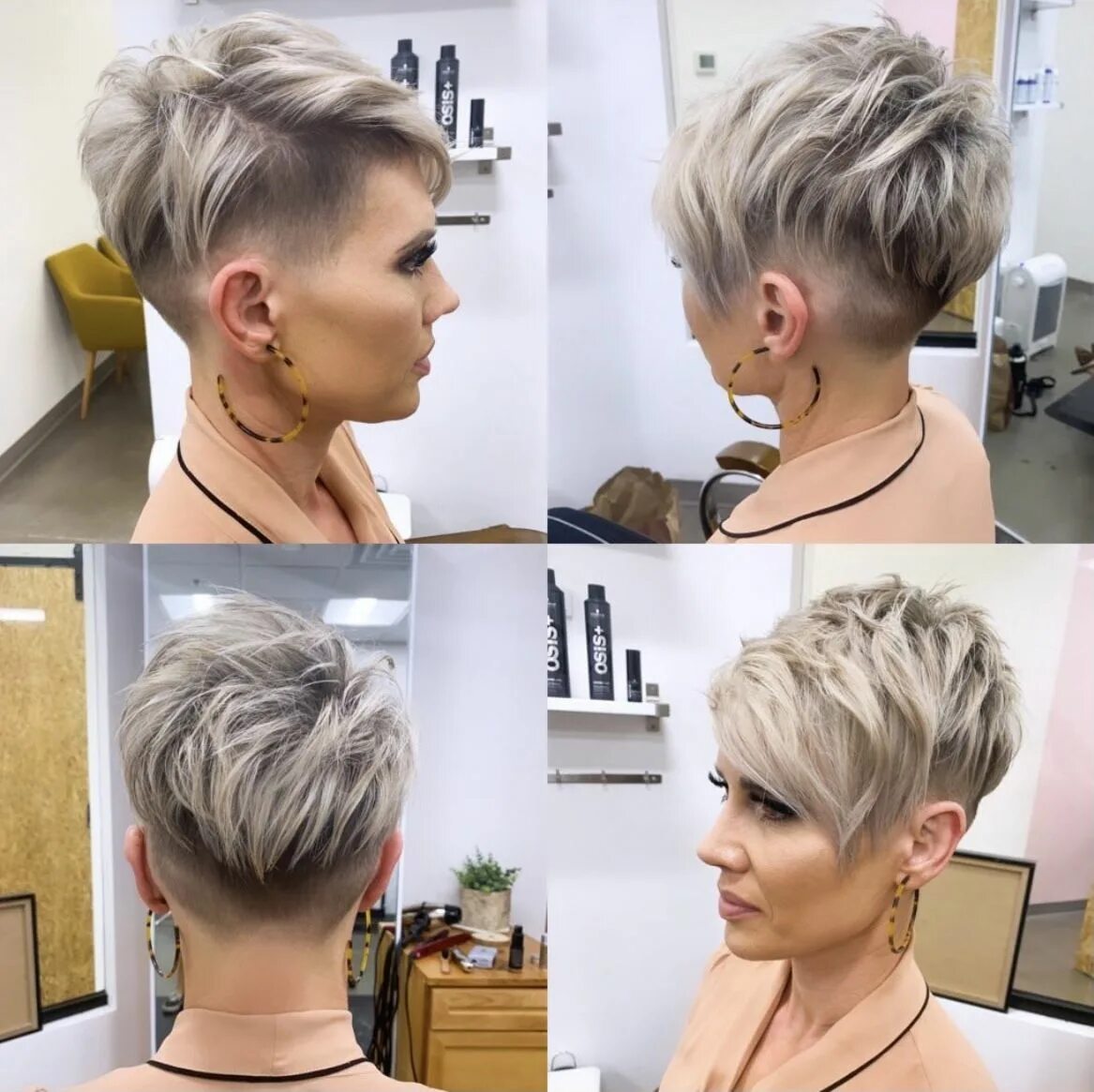 Пошаговая короткая стрижка для женщин Pin on Haircuts Short hair styles pixie, Sassy hair, Short hair color