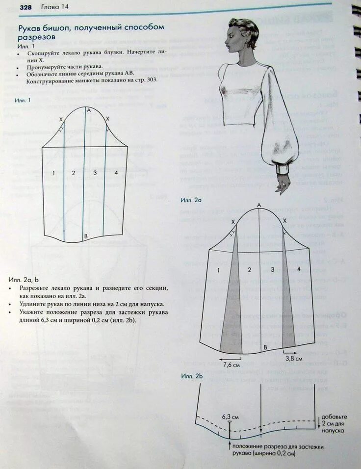 Пошаговая выкройка рукава для платья Моделирование рукавов! Интересный контент в группе Кройка и шитье. Видео уроки. 