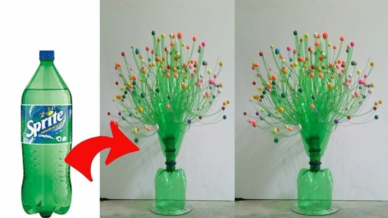 Пошагово фото из пластиковых бутылок Creative Ideas With Plastic Bottles Exciting Ideas in 2023 Flower vase diy, Bott