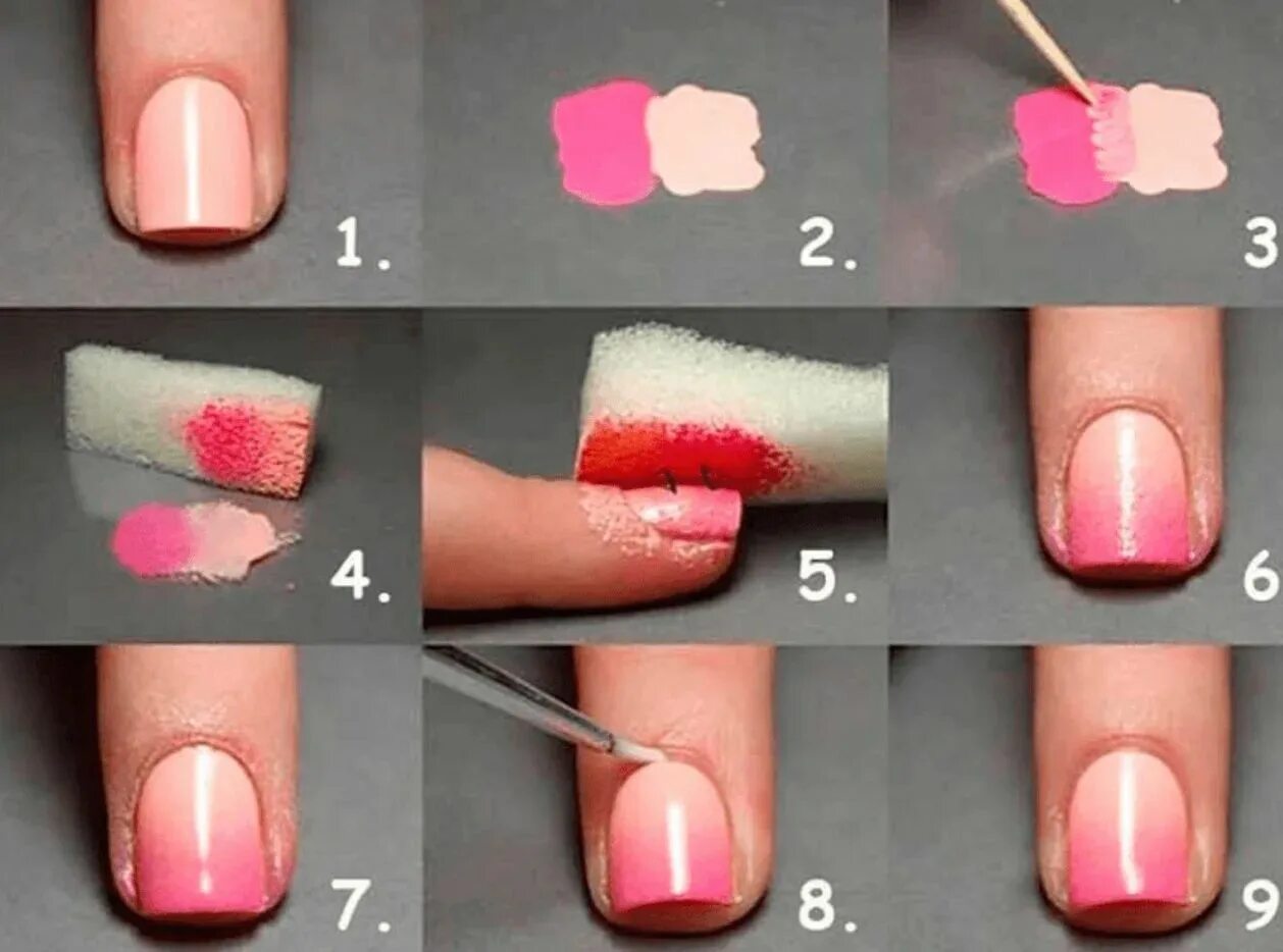 Пошагово как накрасить ногти гель 50+ Beautiful nail art ideas that are easy to do at home Pink nail art designs, 