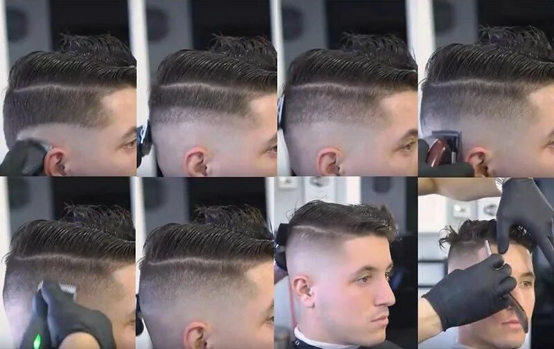 Пошагово мужская стрижка с переходами Изображения по запросу Undercut Hair секрет