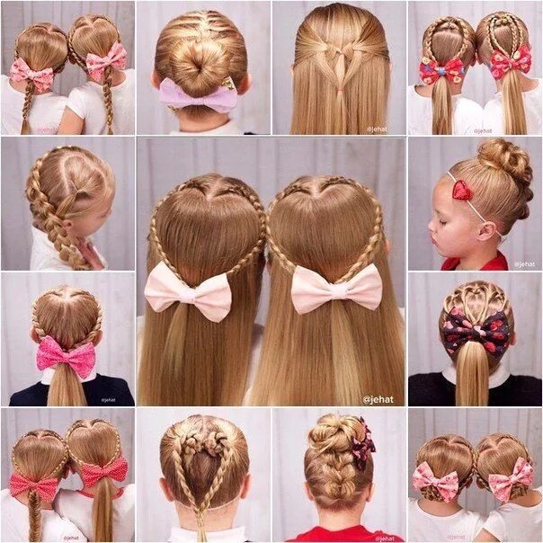 Пошагово прическа для девочки на праздник Прически Стрижки Heart hair, Kids hairstyles, Holiday hairstyles