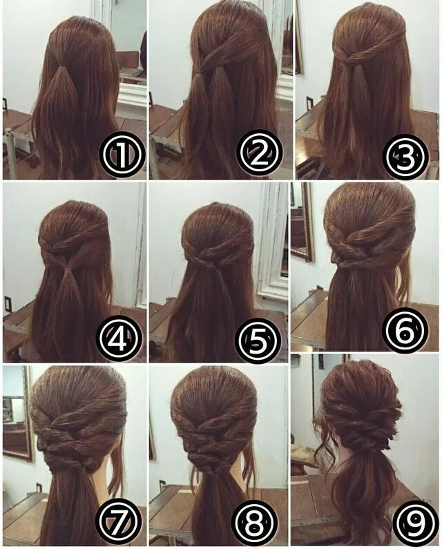 Пошагово сделать прическу на длинные волосы Pin by Bethany McKinney on Sound of Music Pinterest hair, Hair tutorial, Hair up