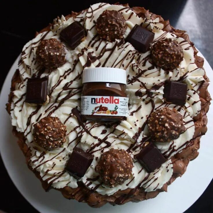 Пошагово торт нутелла фото Pin by Claudia Alderigi on cake Nutella desserts, Nutella recipes, Delicious des