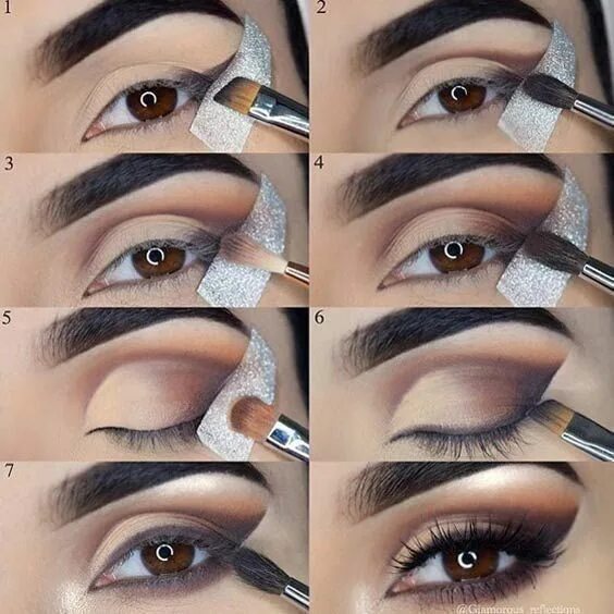 Пошаговое фото как правильно красить глаза Haha amando real Makeup eyeshadow brown eyes, Eye makeup steps, Eye makeup tutor