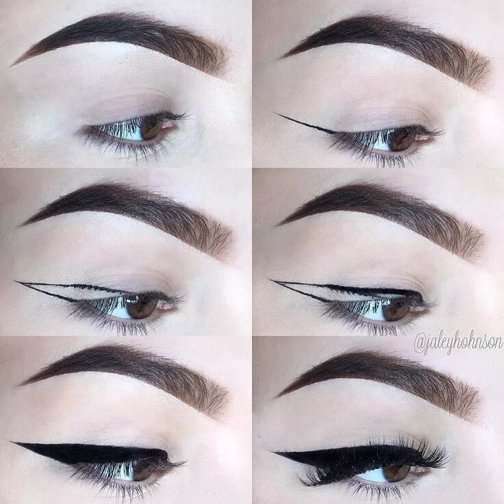 Bred Eyeliner Tutorial Makeup, Eyeliner, Skönhet