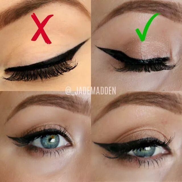 Пошаговое фото стрелок на глазах TAMPON EYELINER Application Facile in 2019 Makeup eye looks, Pinterest makeup, E