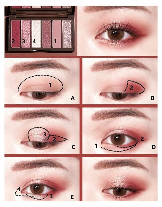 Пошаговое макияж для нависшего века начинающих Pin on Eye makeup Korean eye makeup, Eye makeup, Eye makeup designs