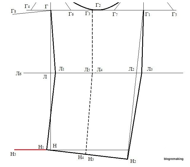Пошаговое построение женских выкроек линия низа рукава Выкройки, Рукава, Свернутые рукава