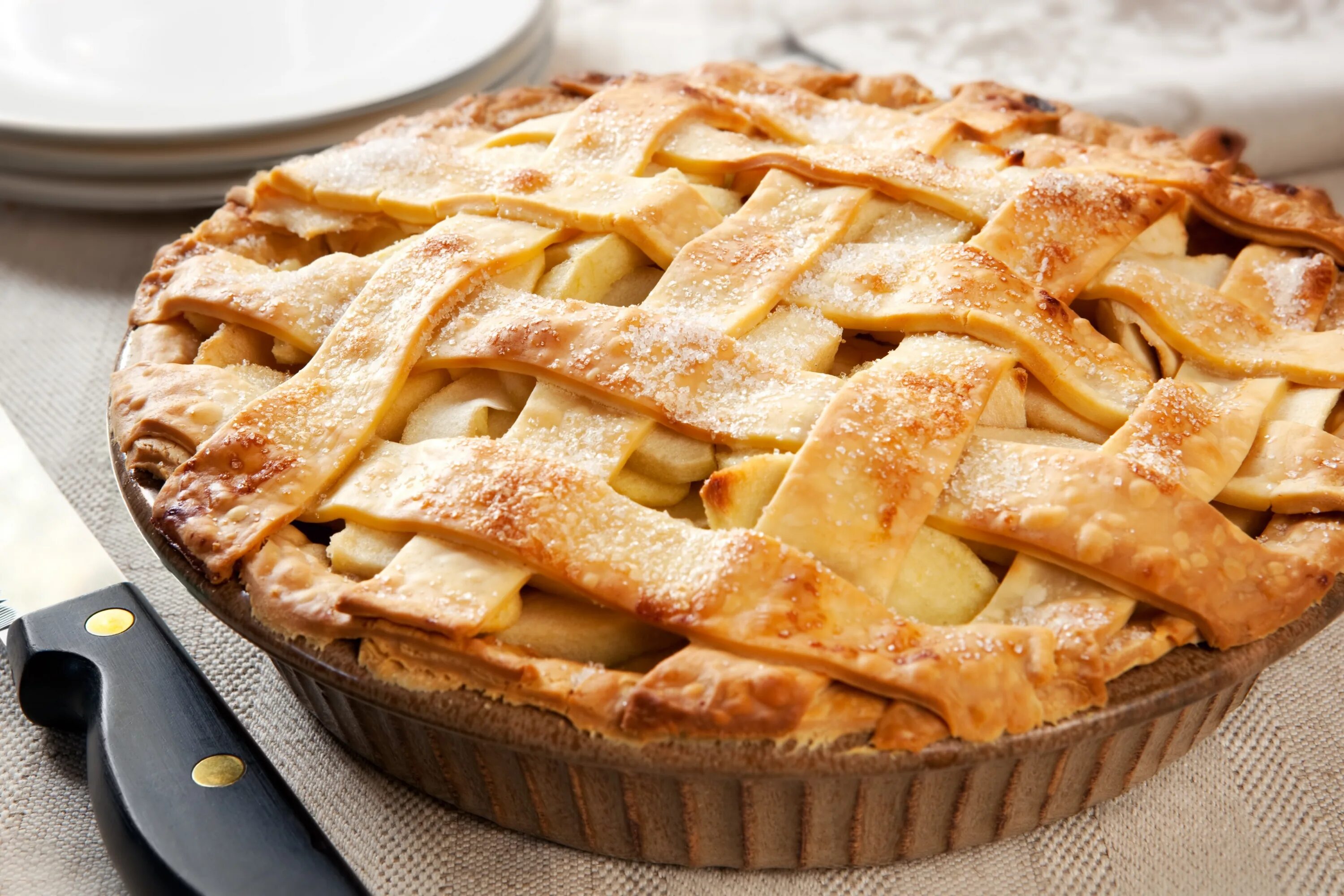 Пошаговое приготовление пироги фото Pie enyesado - Apple pie (яблочный пирог).