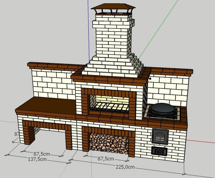 Пошаговые барбекю в беседке своими руками Пин на доске garden в 2024 г Уличные камины, Кирпичные камины, Современный внутр