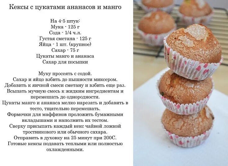 Пошаговые фото рецепты кексов на сметане Кекс к чаю быстро на скорую руку за 15 минут: 2 вкусных рецепта, фото