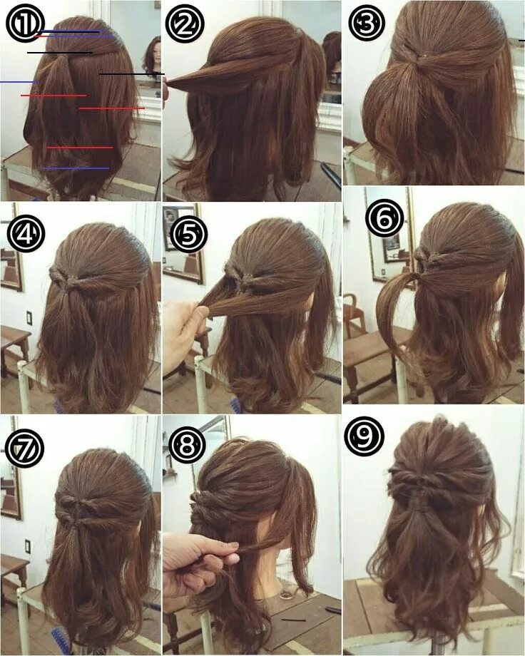 Пошаговые прически на длинные волосы хвост Pin by britnilanegeorgiannexi on Hairstyle in 2020 Long hair styles, Hair styles