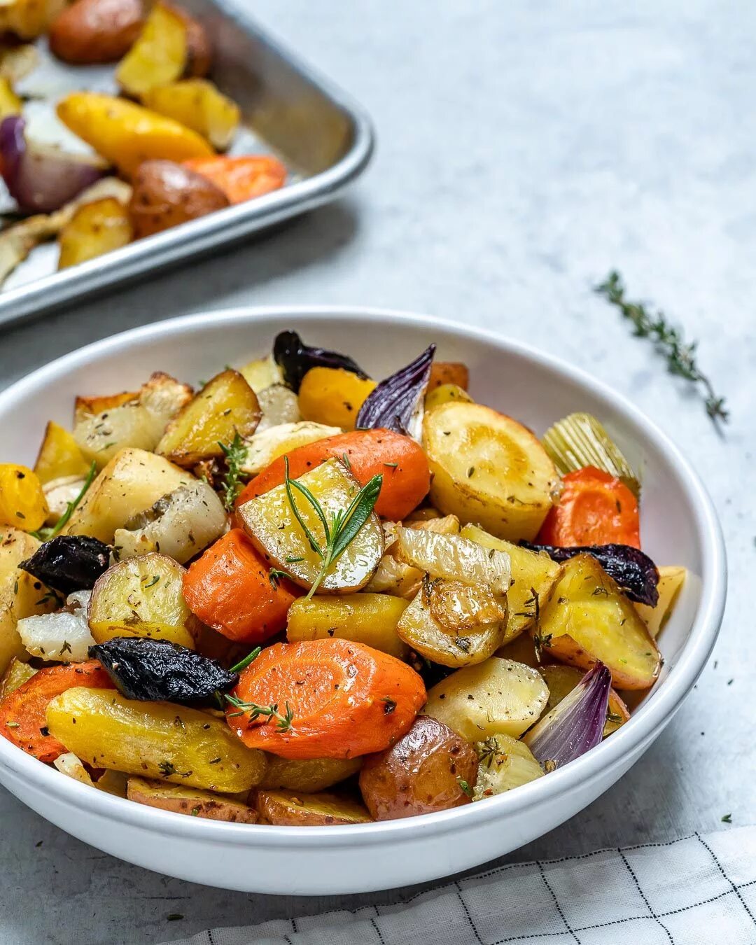 Пошаговые рецепты из овощей с фото Eat Clean: Rosemary Roasted Root Vegetables! Recipe Clean food crush, Clean eati