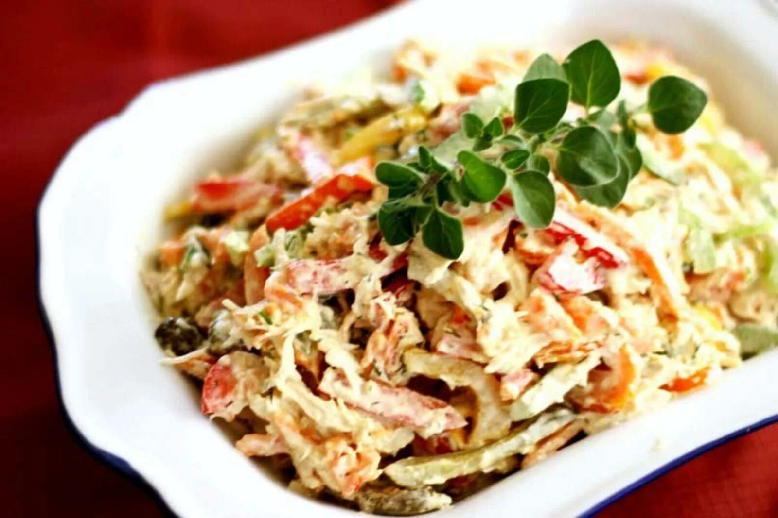 Пошаговые рецепты с фото салат куриный Мексиканская кухня с Китайской капустой - 4 рецепта с фото