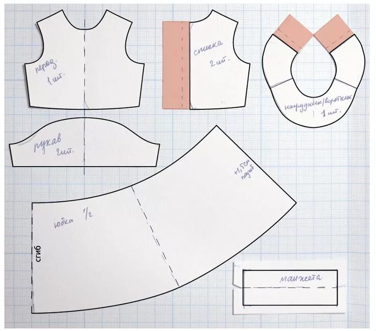 Пошаговые выкройки одежды Просмотр темы - Выкройки для Литтлфи Выкройка одежды для куклы, Образцы узоров д