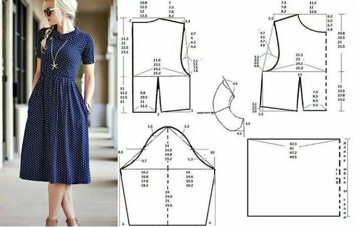 Пошаговые выкройки платьев для начинающих Chiffon blouse mais Dress sewing patterns, Sewing clothes women, Girls dress sew