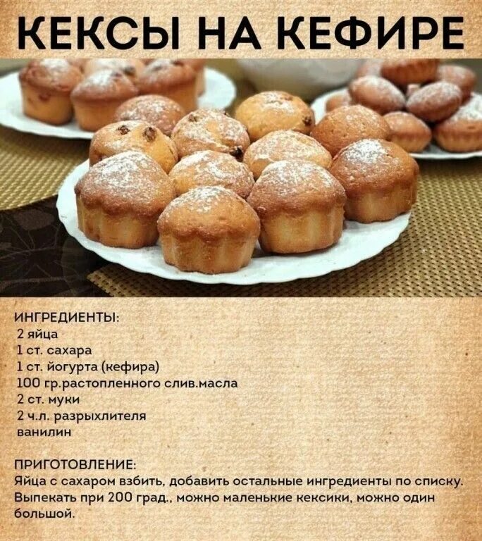 Пошаговый фото рецепт кекса на кефире Воздушные кексы на кефире! Интересный контент в группе Кулинария Рецепты еды, Ке