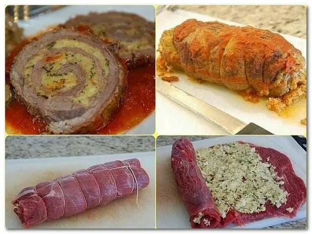 Пошаговый фото рецепт мясо Рулет банкетный. Food, Italian meatloaf recipes, Russian recipes