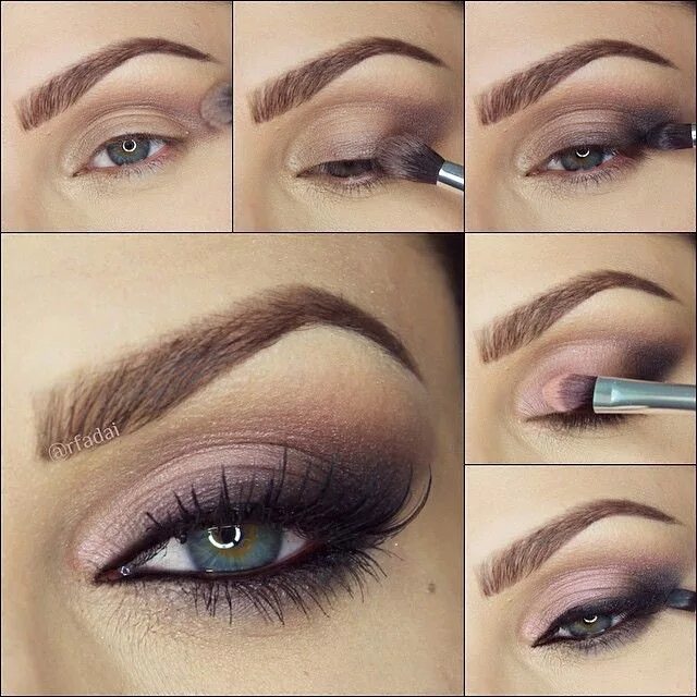 Пошаговый легкий макияж глаз Anastasia Beverly Hills on Instagram: "Smokey Cat Eye @rfadai Using my single sh