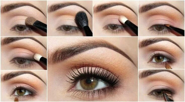 Пошаговый легкий макияж глаз Épinglé par Виктория sur Приёмы макияжа Grands yeux, Maquillage, Maquillage du s