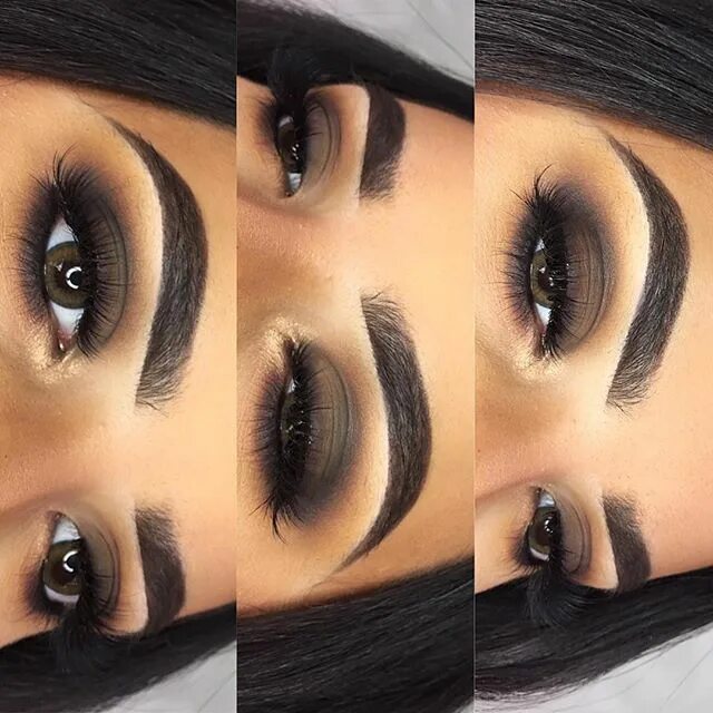 Пошаговый макияж для брюнеток фото #AnastasiaBrows @therealmarxicoco BROWS: #Dipbrow in Dark Brown EYES: Subculture