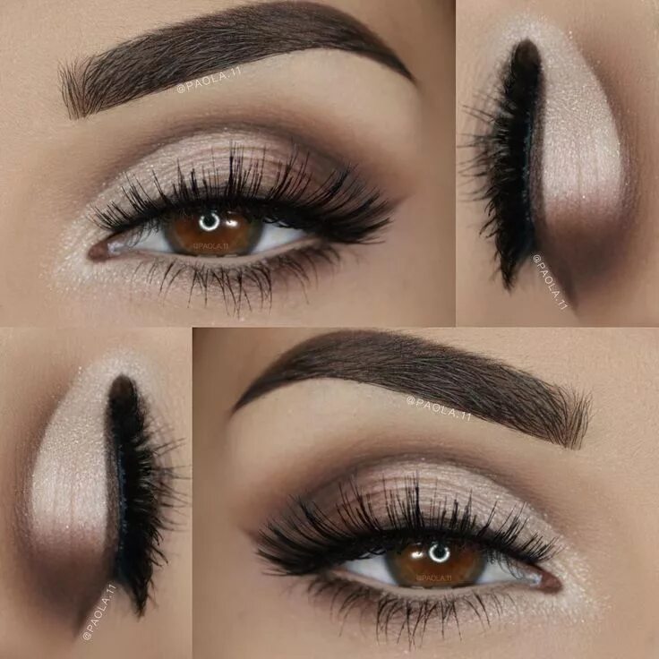 Пошаговый макияж для карих paola.11 used sephora Colorful 5 Eyeshadow Palette in 'Pale To Rich Taupe' Prom 