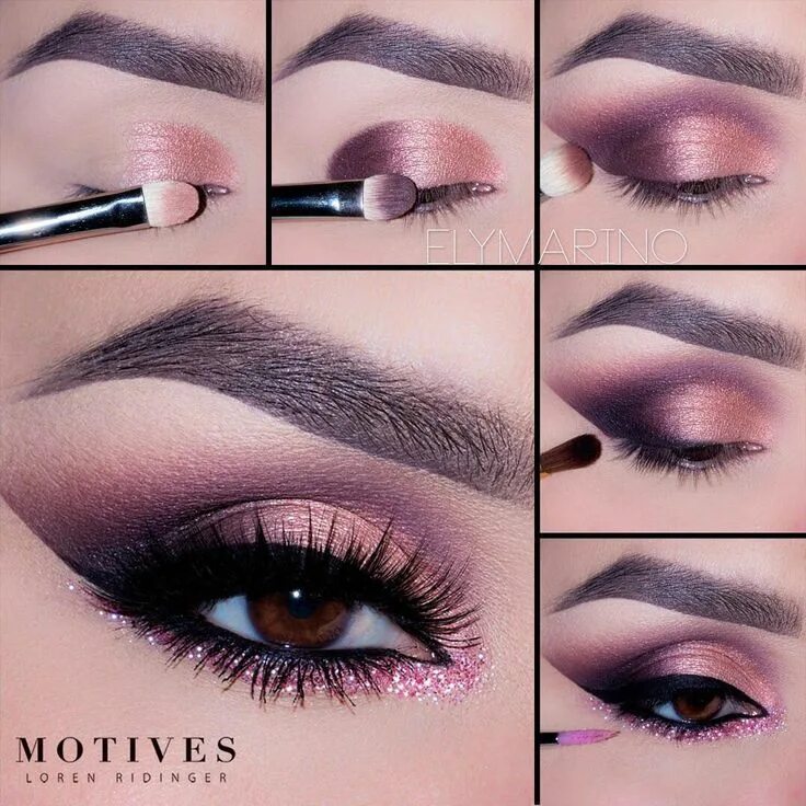 Пошаговый макияж для карих глаз начинающих 6,460 Likes, 40 Comments - Motives Cosmetics Official (@motivescosmetics) on Ins