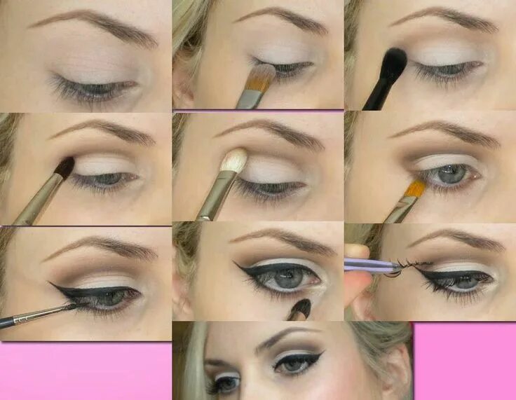 Пошаговый макияж для начинающих Pin on макияж Soft eye makeup, Eye makeup, How to apply eyeshadow