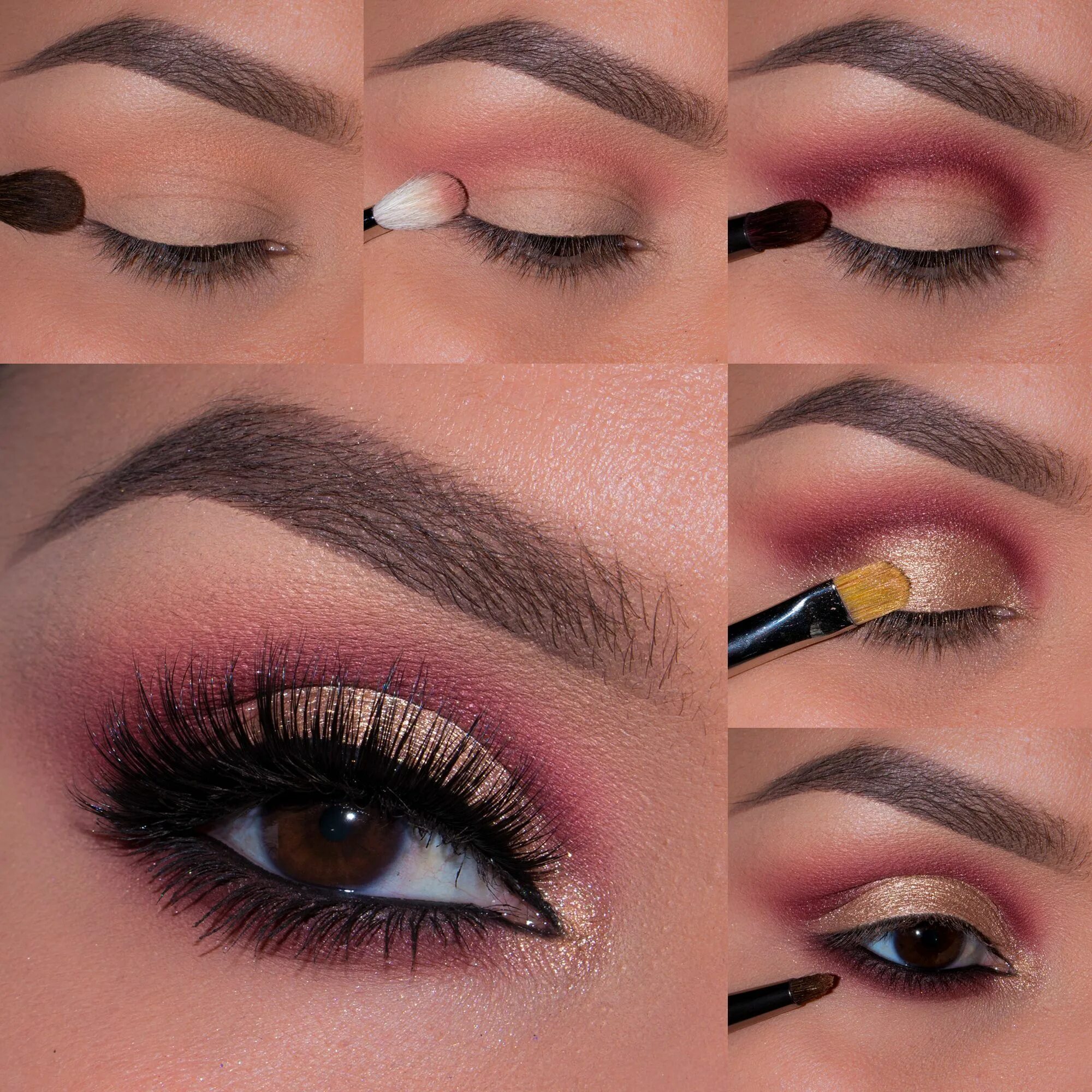 Пошаговый макияж для начинающих с фото пошагово Makeup Makeup geek, Eye makeup steps, Smokey eye makeup