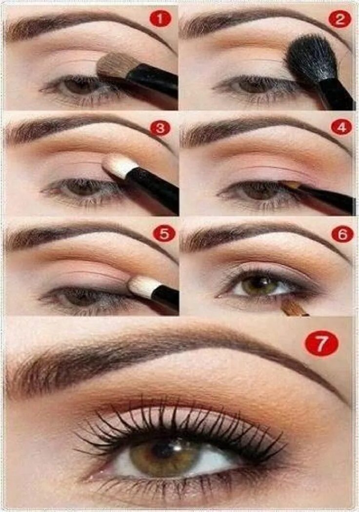 Пошаговый макияж для начинающих с фото пошагово natural eye make up look - Buscar con Google Natural eye makeup, Eye makeup, Eye