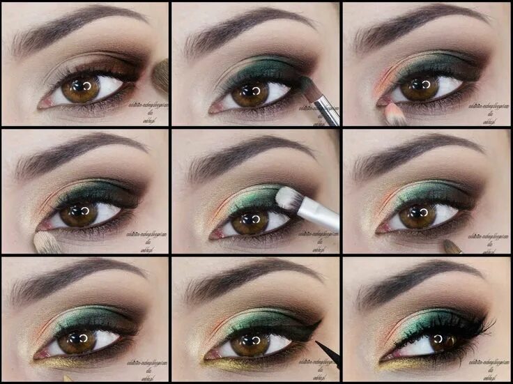 Пошаговый макияж для зеленых глаз блондинки Pin by Madelaine Hruschak on Makeup Makeup, Make up, How to make