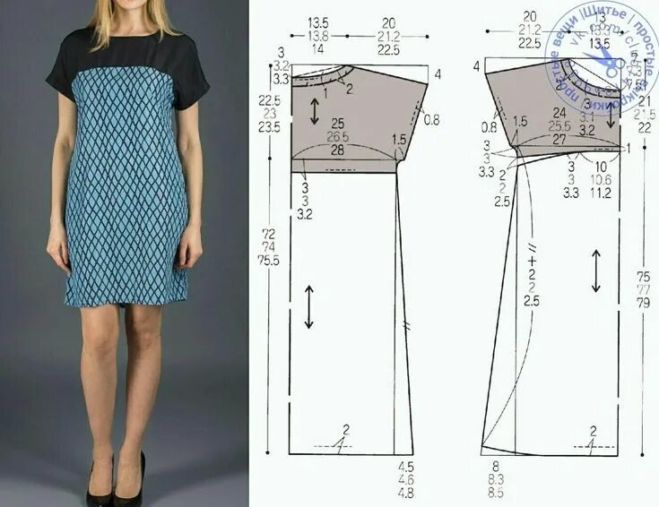 Пошить платья выкройки Шитье простые выкройки простые вещи Fashion sewing pattern, Sewing clothes women