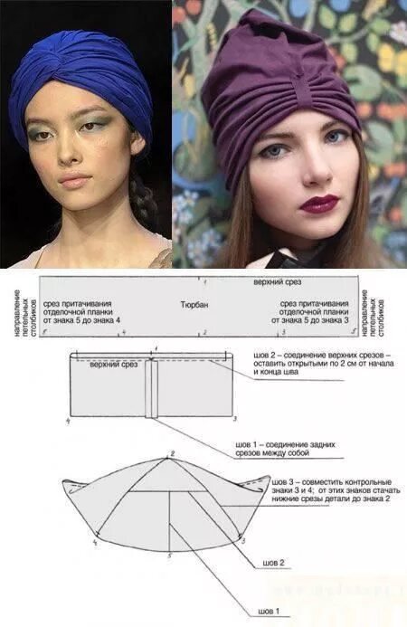 Пошив чалмы своими руками выкройки Trendy Turban Hat Patterns for Fashionable Headwear