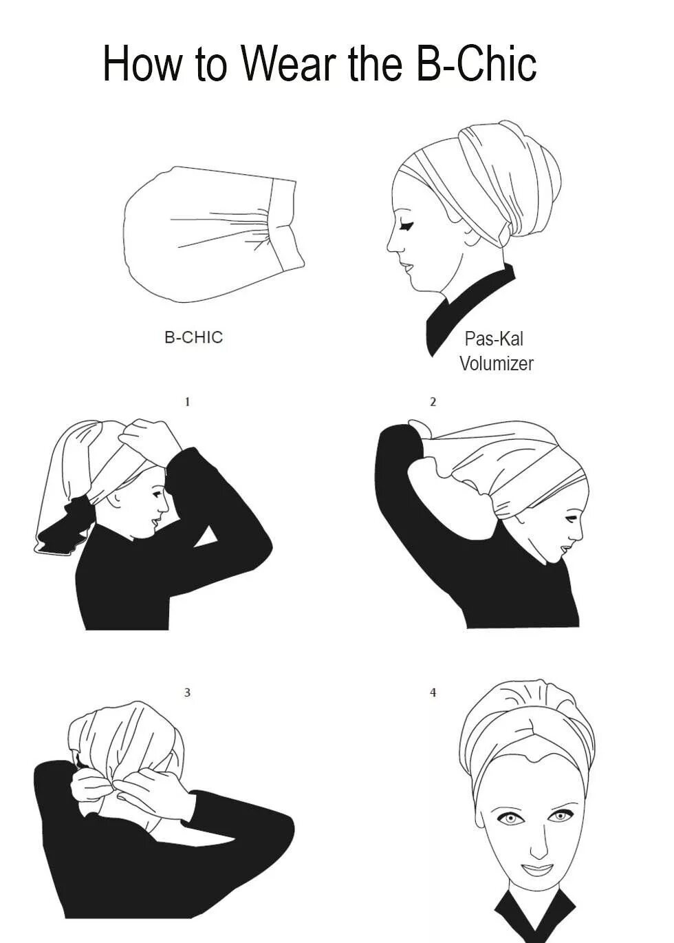 Пошив чалмы своими руками выкройки B Chic in chiffon - instructions of tying Head scarf, Diy clothes accessories, R