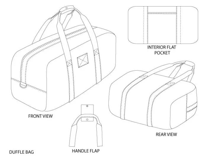 Пошив дорожной сумки своими руками выкройки duffle bag Mens leather bag, Sewing bag, Diy bags patterns