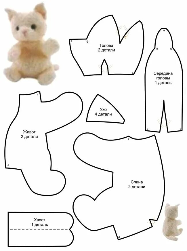 Пошив игрушки выкройка Pin on Мягкие игрушки с выкройками Teddy bear sewing pattern, Sewing stuffed ani