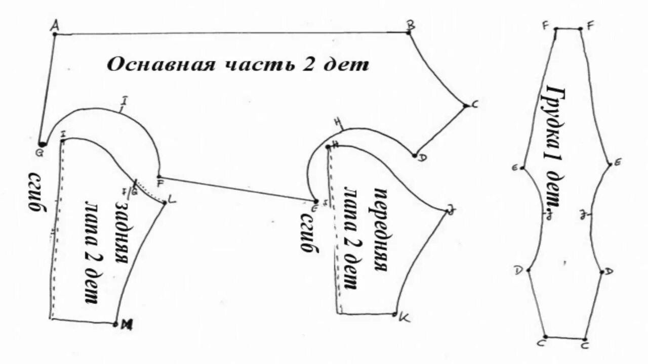 Пошив одежды для собак выкройки Комбинезон для собаки! Одежда для собак своими руками выкройки! Выкройка комбине