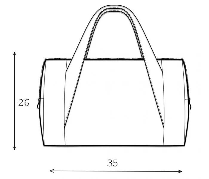 Пошив пляжной сумки на молнии выкройка размер Patterns in sizes Leather bag pattern, Bag patterns to sew, Bag pattern