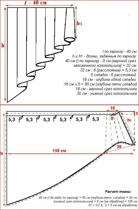 Пошив штор своими руками выкройки как кроить перекид для штор: 2 тыс изображений найдено в Яндекс.Картинках Gardin
