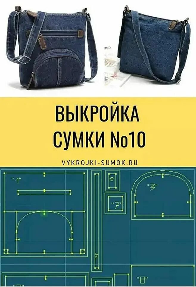 Пошив сумки из старых джинсов выкройка Пин на доске сумки Сумки, Кожаная сумка своими руками, Выкройка сумки