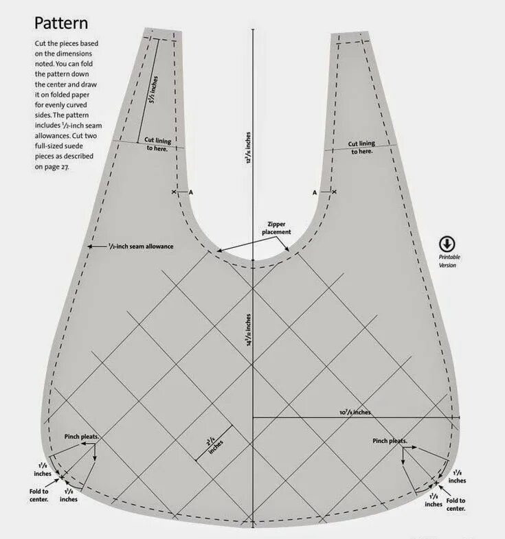 Пошив сумки выкройка Сумки из джинсов своими руками: фото и выкройки Hobo bag patterns, Hobo bag tuto