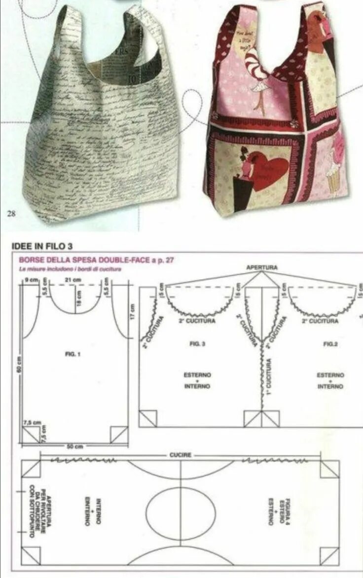 Пошив сумок своими руками выкройки Pin on Sewing/Quilting Tote bags sewing, Leather bag pattern, Fabric bags